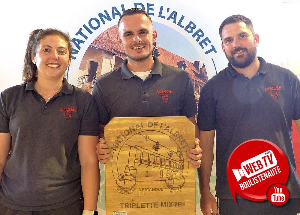 National Triplette Mixte pétanque Albret Nérac 2024 : Les vainqueurs