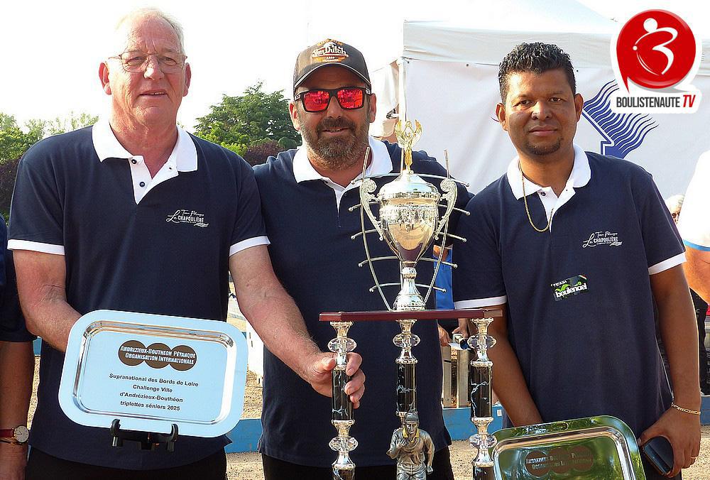 National triplette de pétanque 2025 à Andrézieux-Bouthéon - Vainqueurs