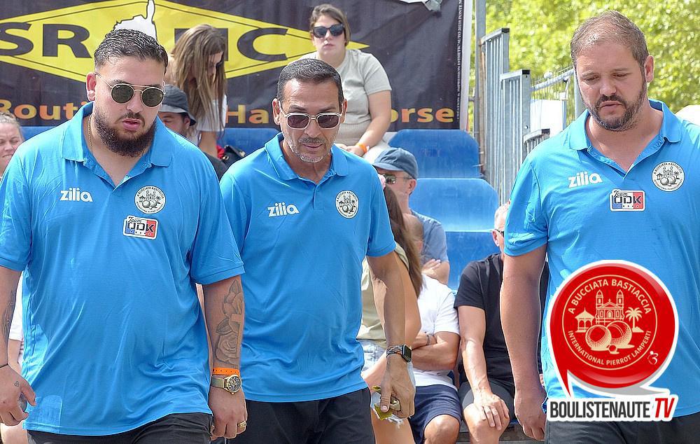 International petanque bastia 2025 : Demi-finalistes DAUPHANT, MECHOUAT et Louis BAUER