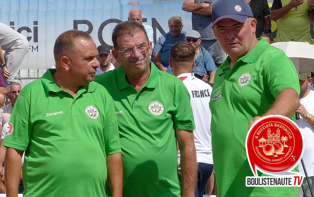 International petanque bastia 2025 : Finalistes DEMETER, MORLIER et GRANDET