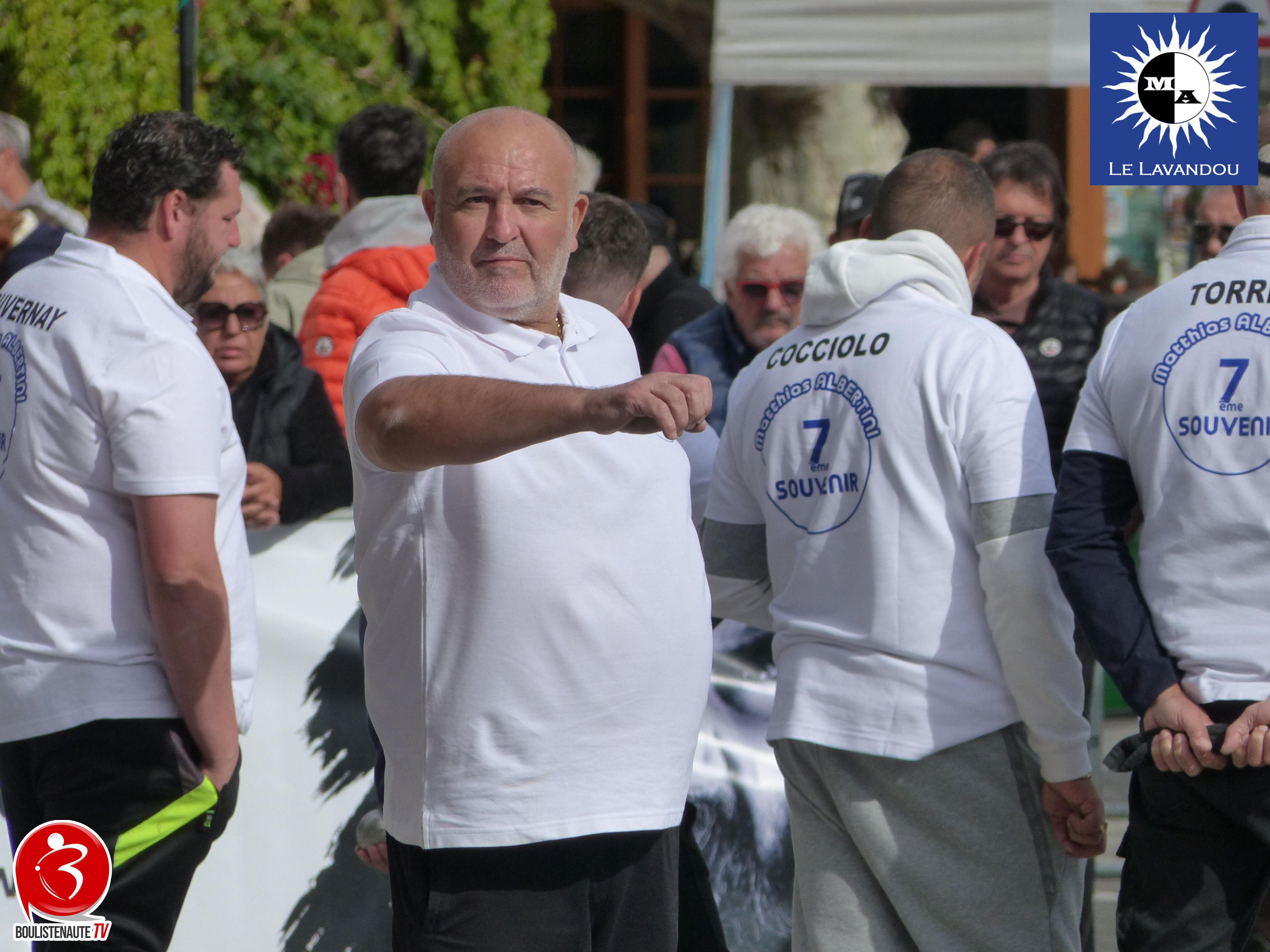 Pétanque - Souvenir Matthias Albertini - Le Lavandou 2025 : Pasca ALBERTINI au point