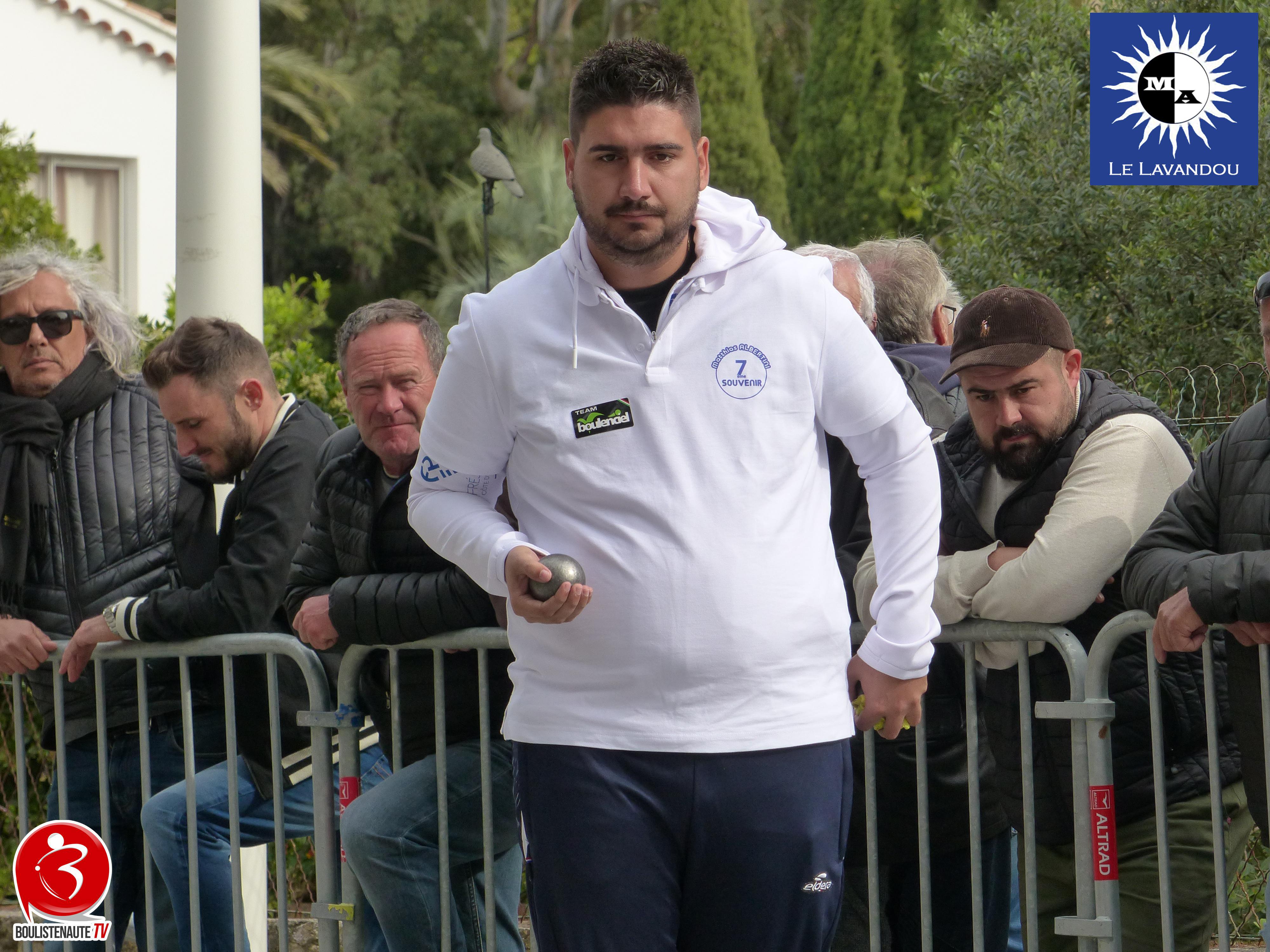 Pétanque - Souvenir Matthias Albertini - Le Lavandou 2025 : Demi-finaliste ANDRÉA CHIAPELLO