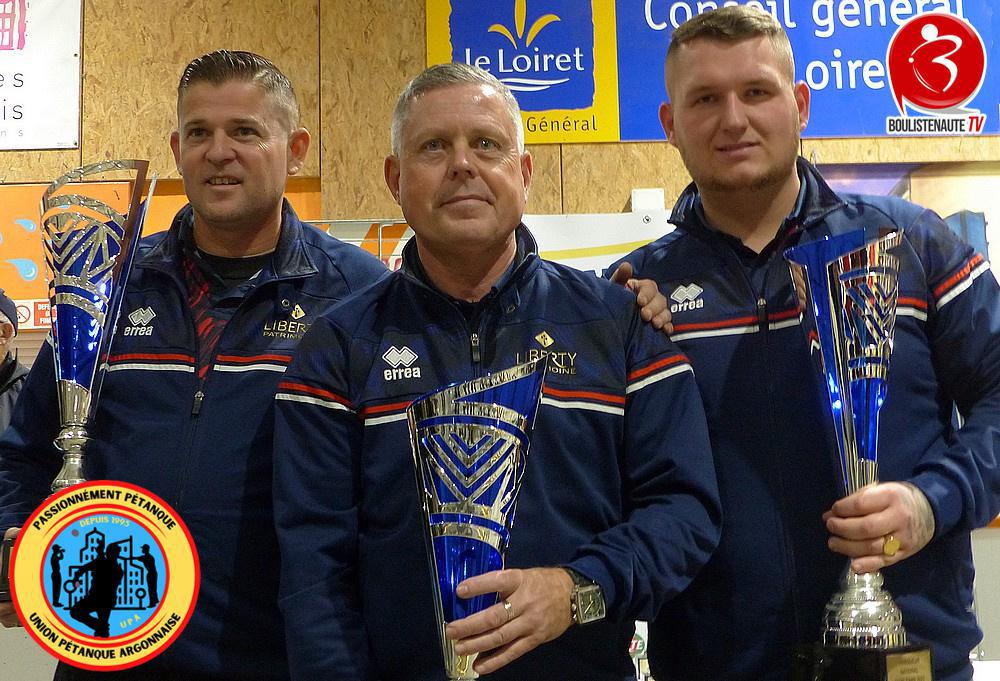 Vainqueur Rousseau, Miclo et Petit-Jean : National Orléans Pétanque 2025 2026 18