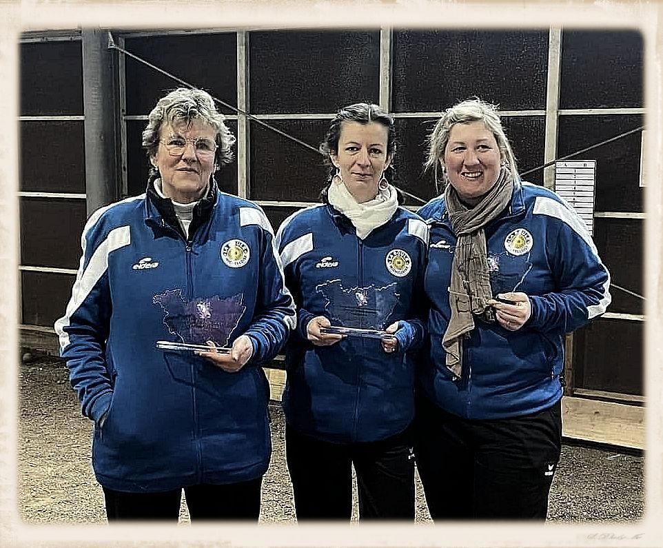 Les Championnes des Vosges triplette à pétanque 2023
