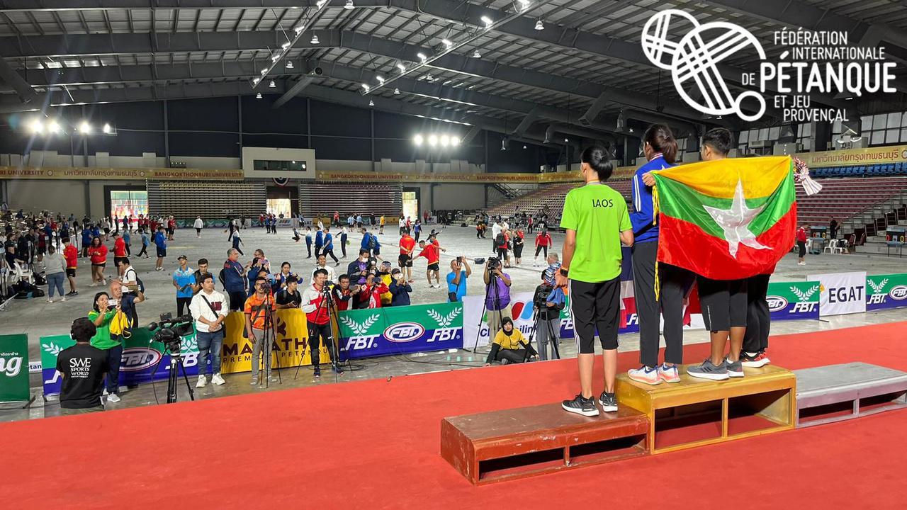 La Birmane Khin CHERRY THET Championne du Monde de tir de précision 2023 à Bangkok - Podium 04