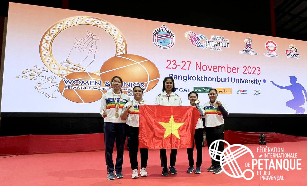 Championnats du Monde de pétanque féminin 2023, Victoire du Vietnam