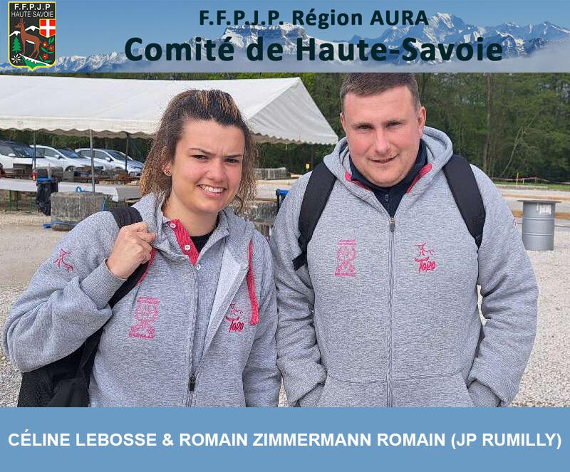 Les Champions doublette mixte à pétanque de Haute-Savoie 2024