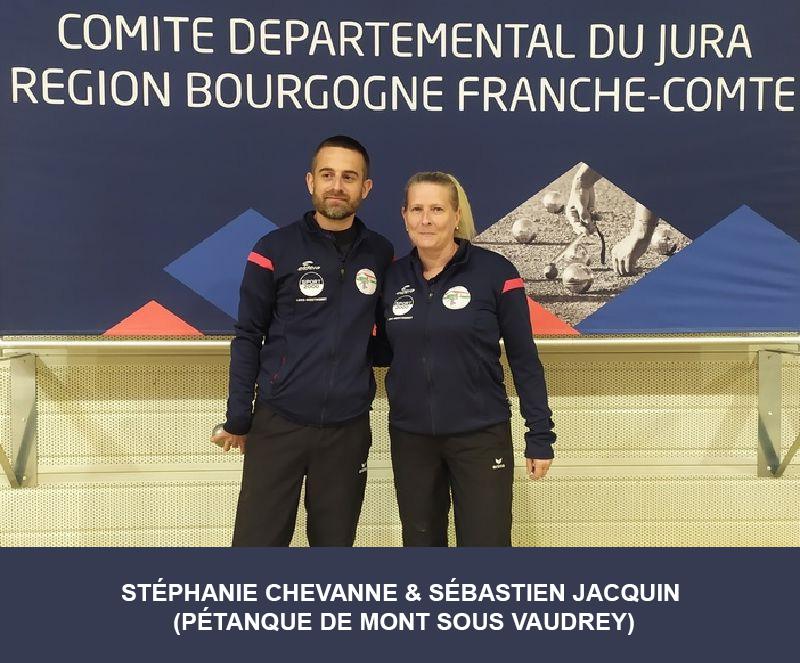 Les Champions doublette mixte à pétanque du Jura 2024