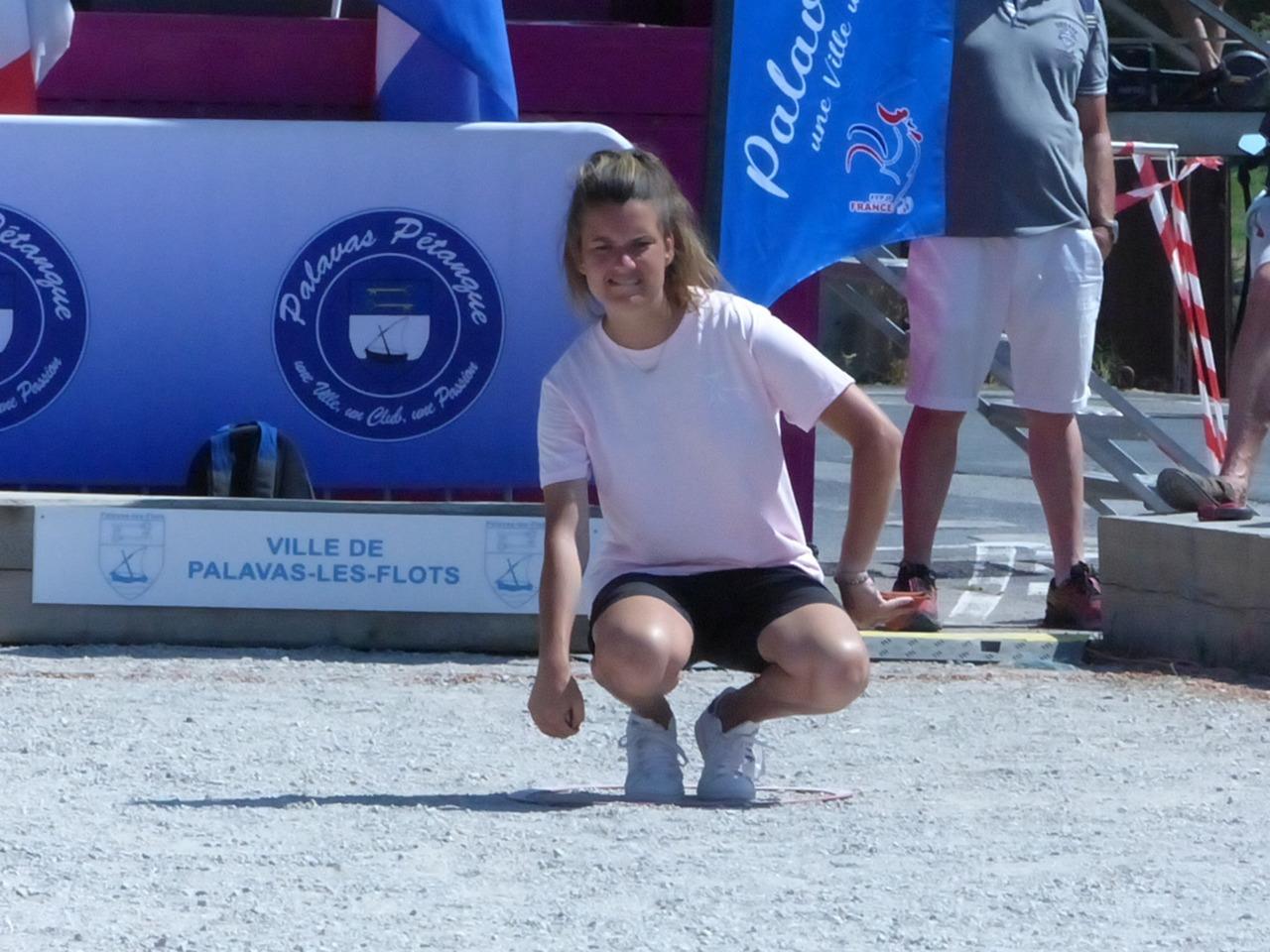 Palavas-les-Flots pétanque de haut niveau féminin 2024 : Céline LEBOSSE
