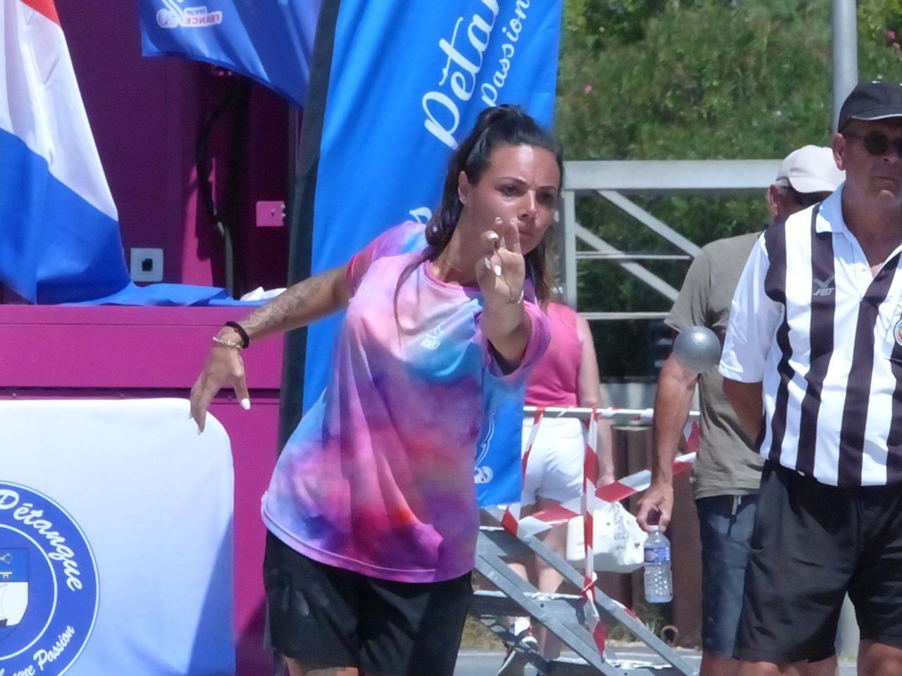 Palavas-les-Flots pétanque de haut niveau féminin 2024 : Manon DEBARD