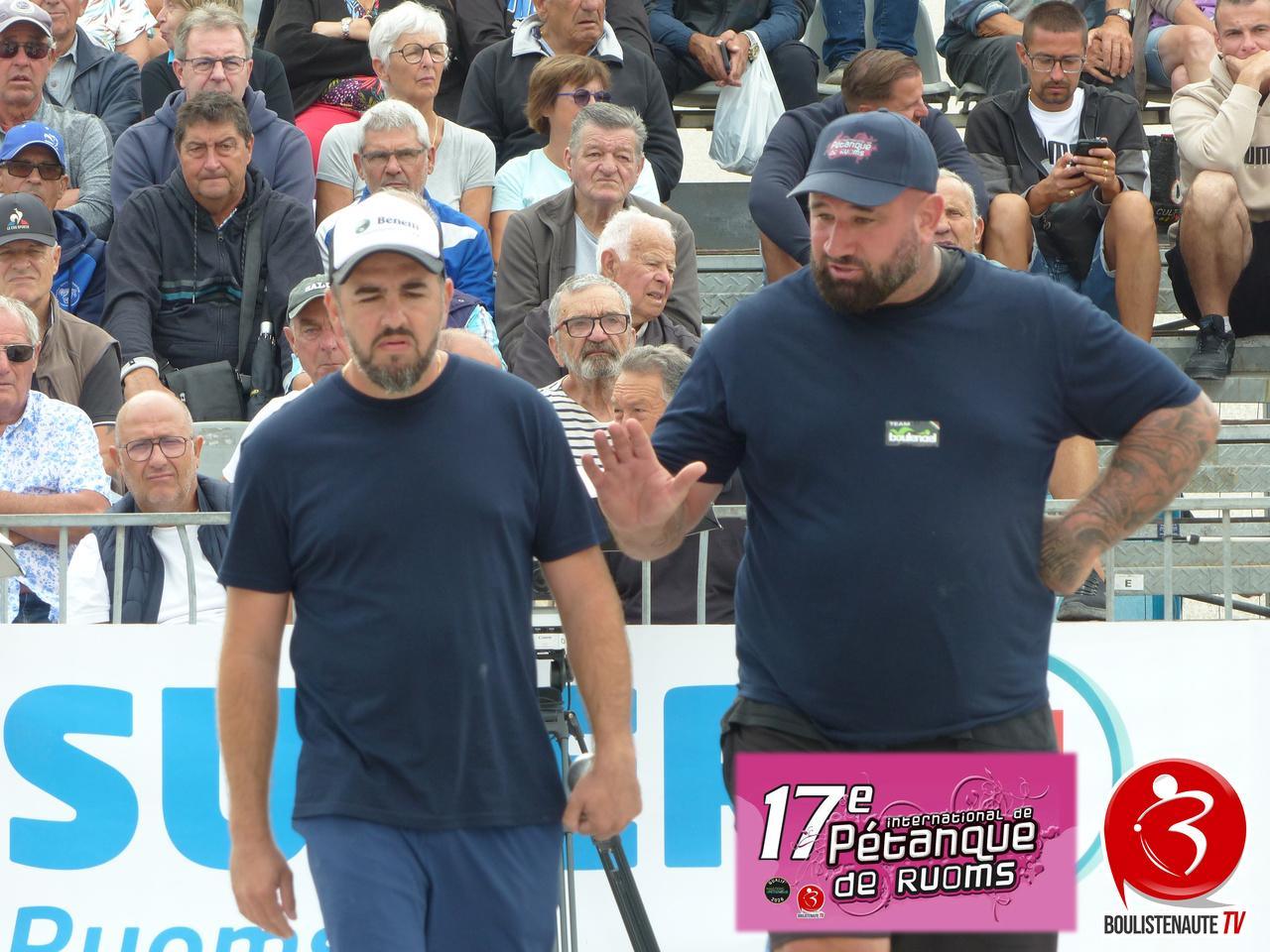 International de Ruoms - Pétanque TOP 1000 - Mickaël ESPADE et Pierre MAUREL