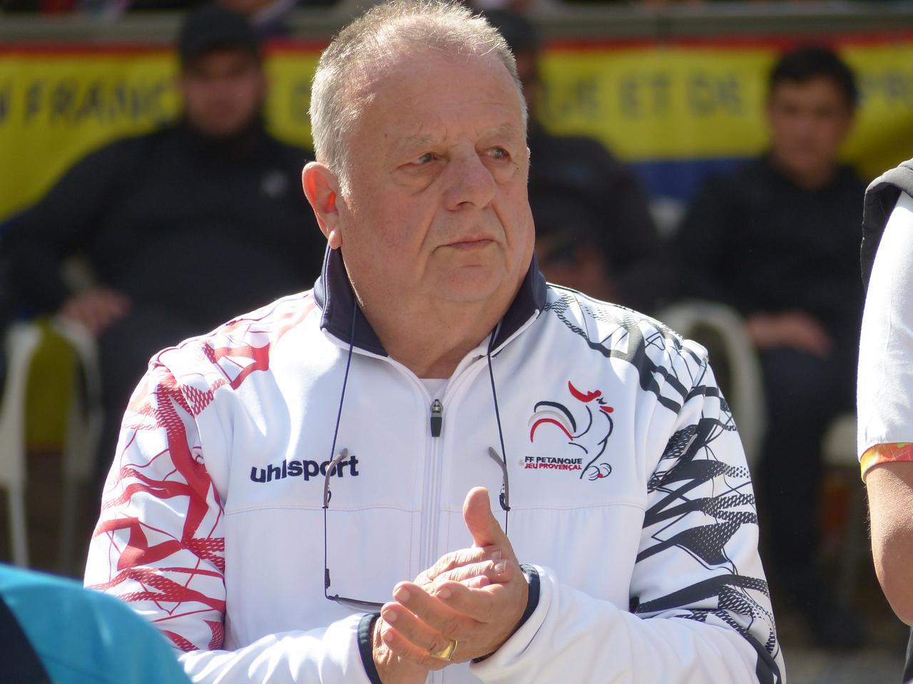 Le président du Comité du Var : Marc BENINTENDI - Championnat du Var de pétanque tête-à-tête 2026 à La Crau-P1320576