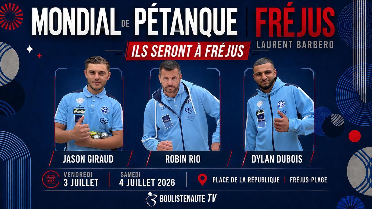 Jason Giraud - Robin Rio - Dylan Dubois - Mondial Laurent Barbero, ville de Fréjus