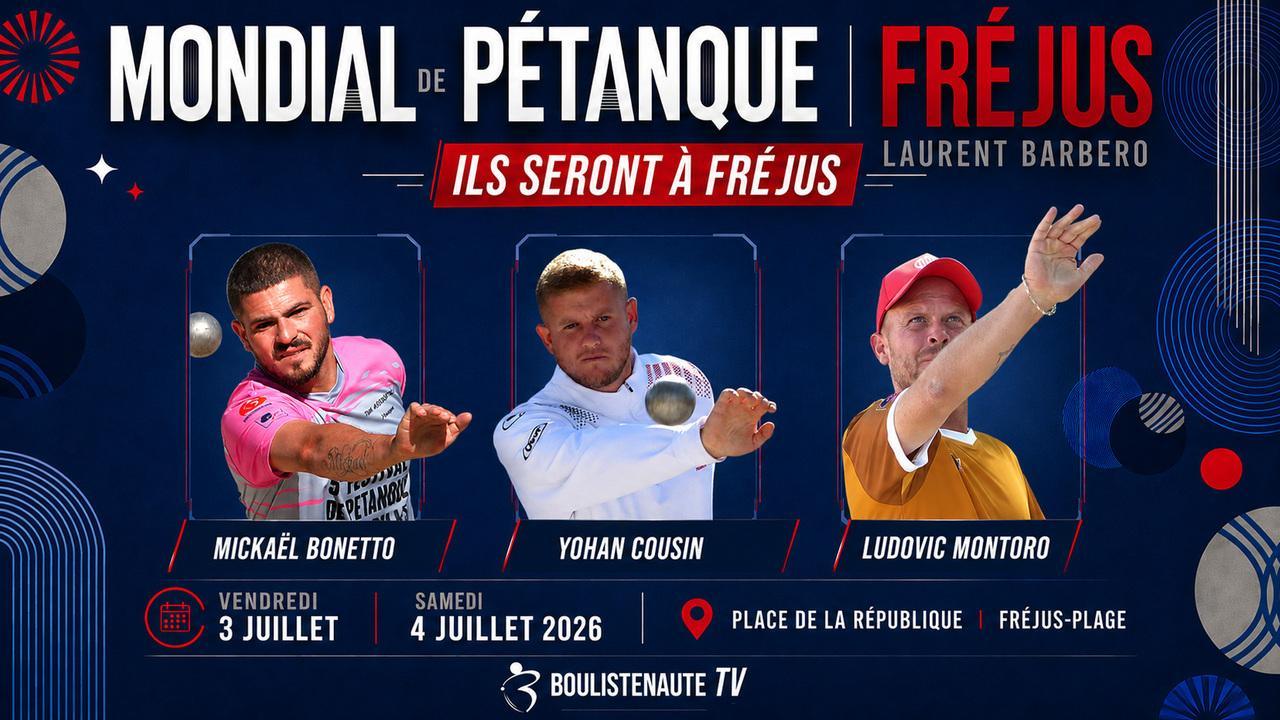 Mickaël Bonetto – Yohan Cousin – Ludovic Montoro - Mondial Laurent Barbero, ville de Fréjus