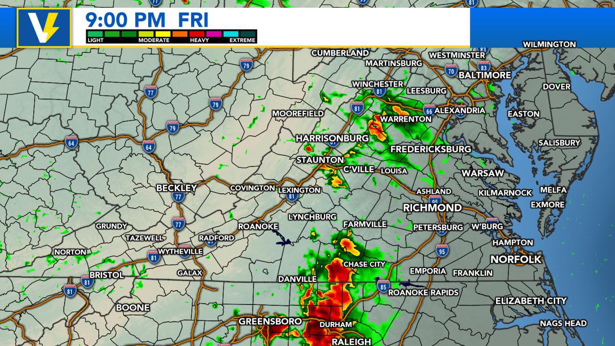 Friday, June 30 - Thunderstorms Western & Central Virginia