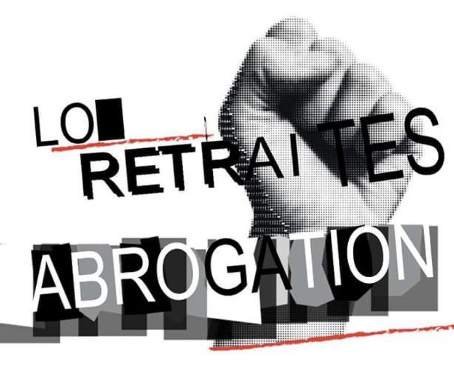 Loi retraites Abrogation ! Le 6 Juin on débarque ! Loi retraites Abrogation ! Le 6 Juin on débarque !