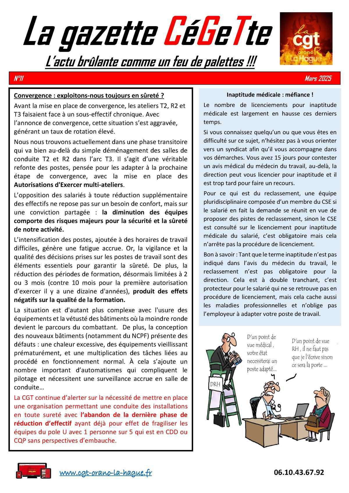 Gazette CéGeTte n°11 Gazette CéGeTte n°11