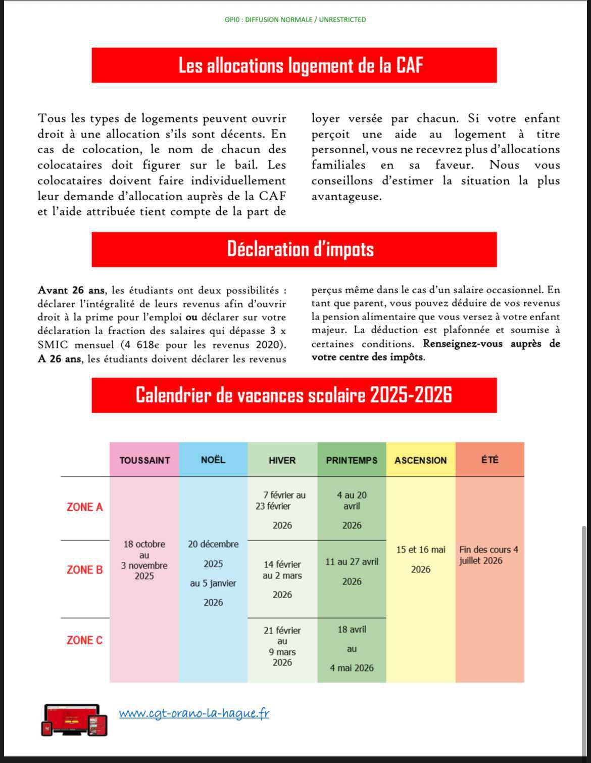 Rentrée scolaire 2025-2026