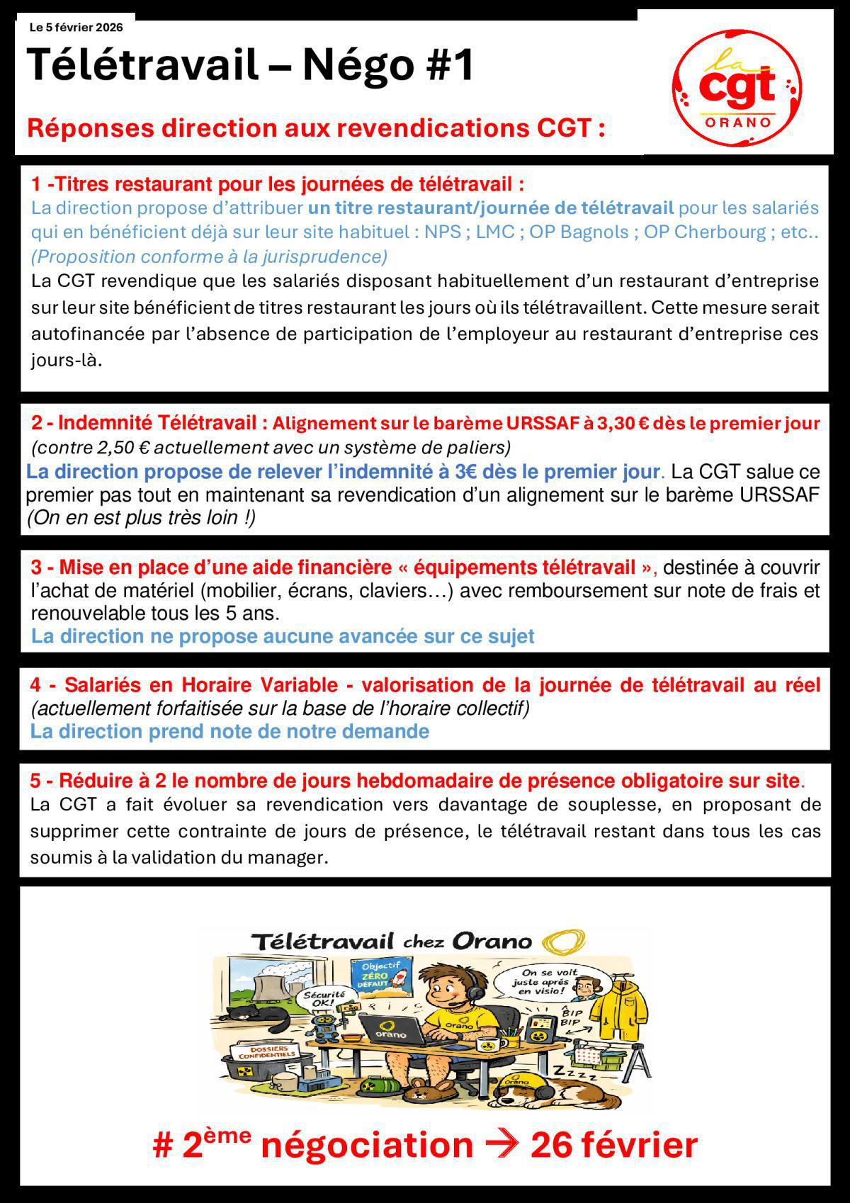 Négociation Télétravail #1