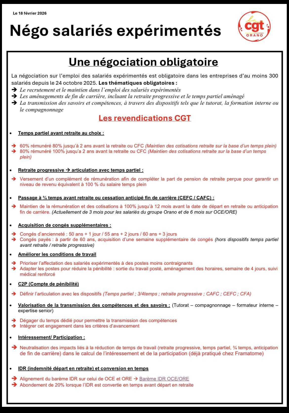 Négociation salariés expérimentés