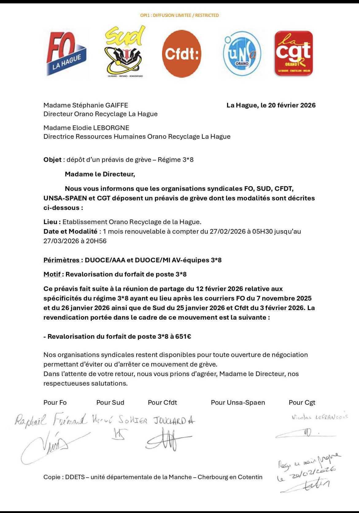Régime 3X8 : en grève pour une meilleure reconnaissance 