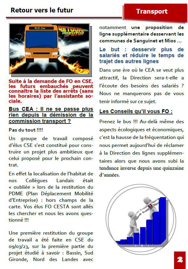 L'inFO CESTA - La Gazette FO N°3 - Mars 2023