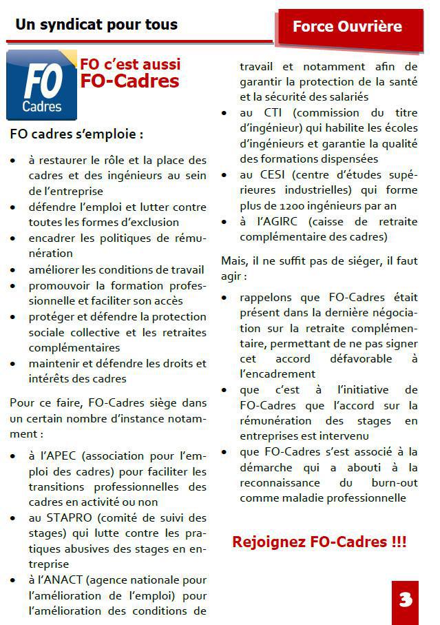 La Gazette FO N°3 - Spécial Elections - Avril 2023