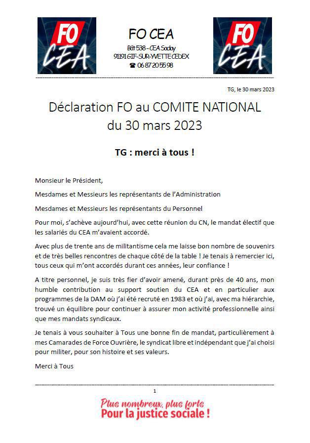 Dernières instances