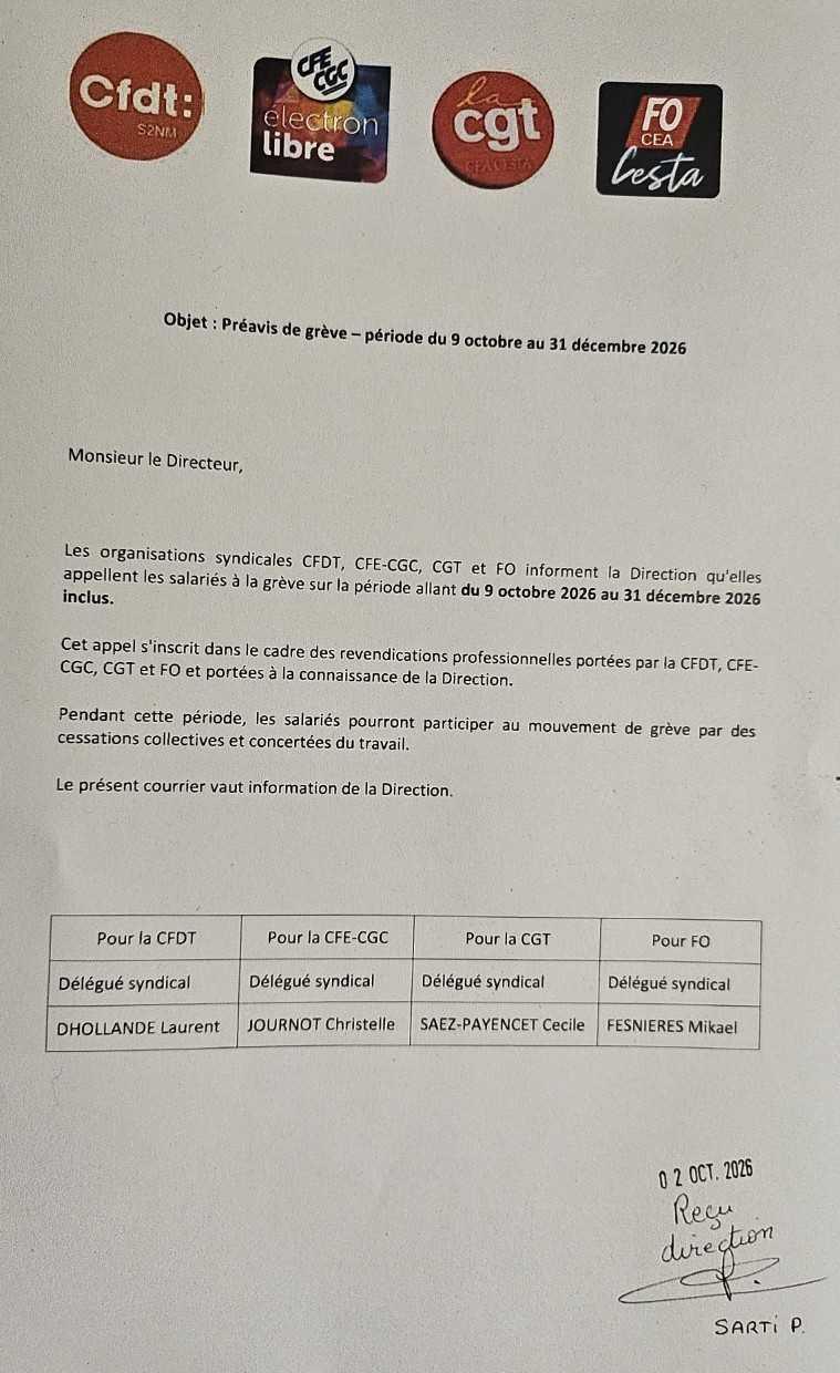 C'est parti pour la grève
