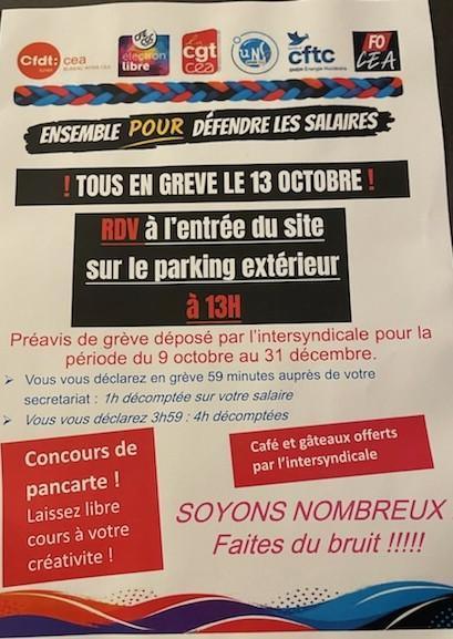 Rassemblement du 13 octobre