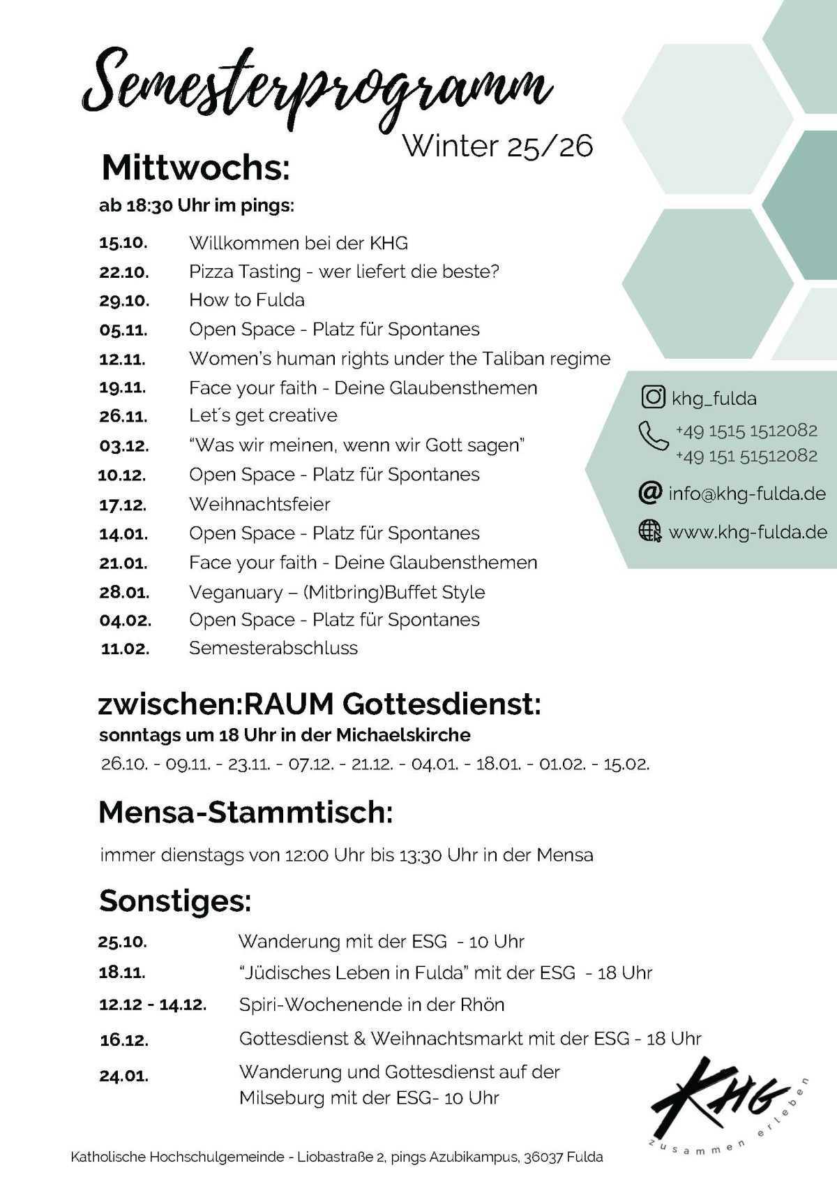 KHG - Katholische Hochschulgemeinde Fulda 