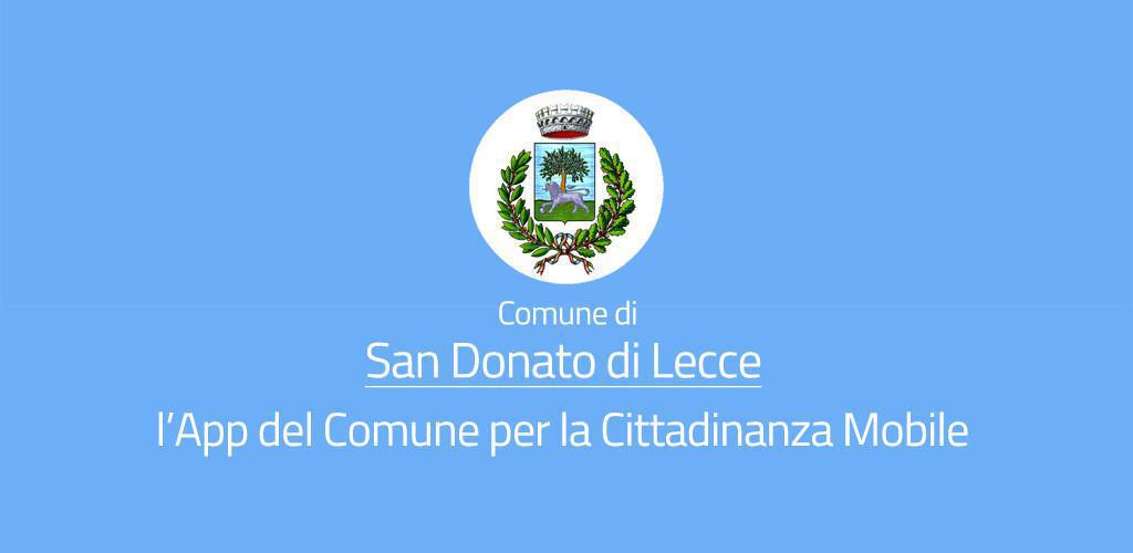 Versione dell'App ComunicApp del Comune di San Donato di Lecce