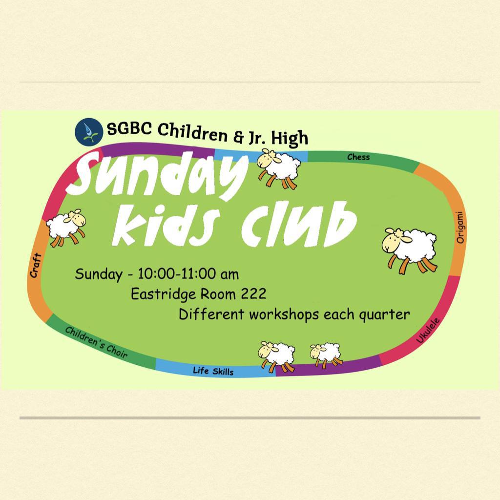 Sunday Kids Club (JK-G.7)