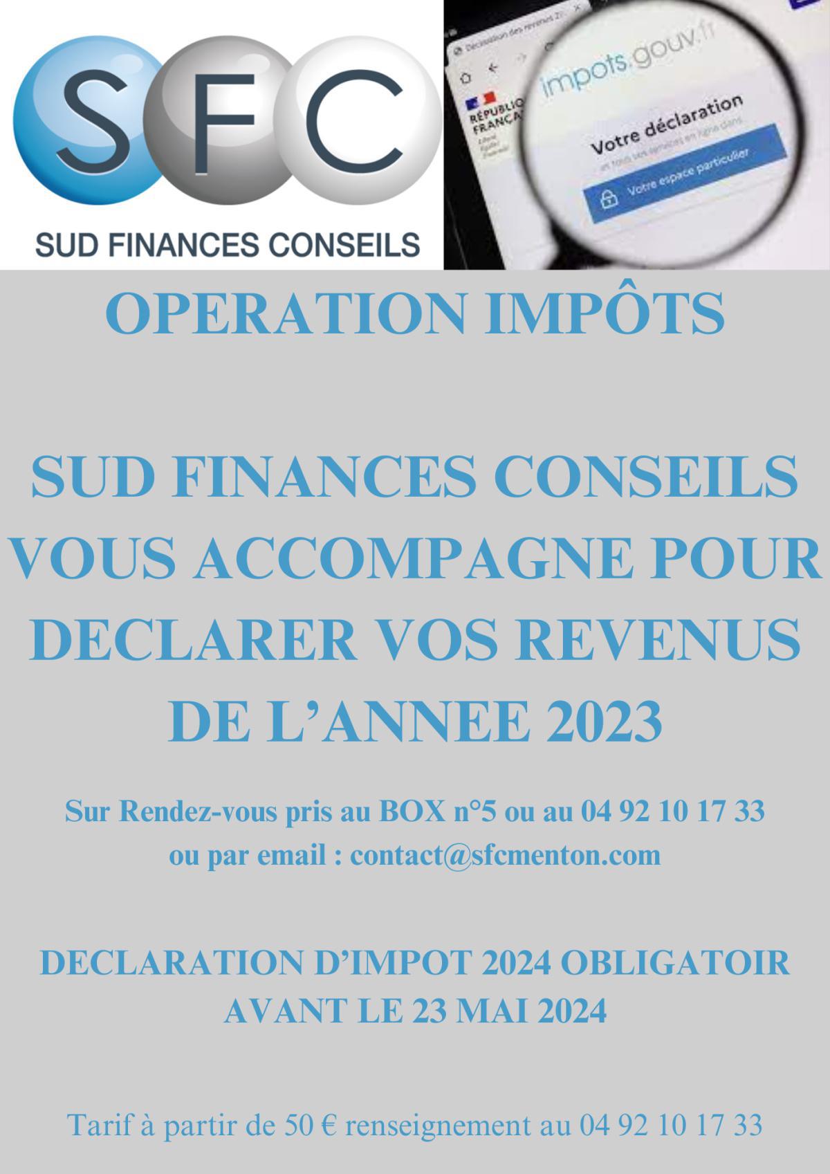 BOX 5 : SUD FINANCE CONSEIL PATRIMOINE