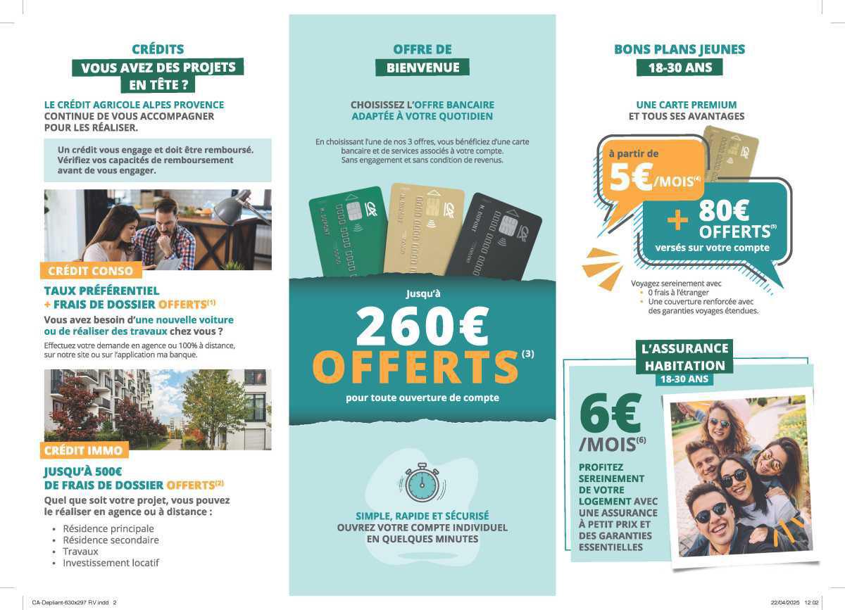 BOX 1 : CREDIT AGRICOLE