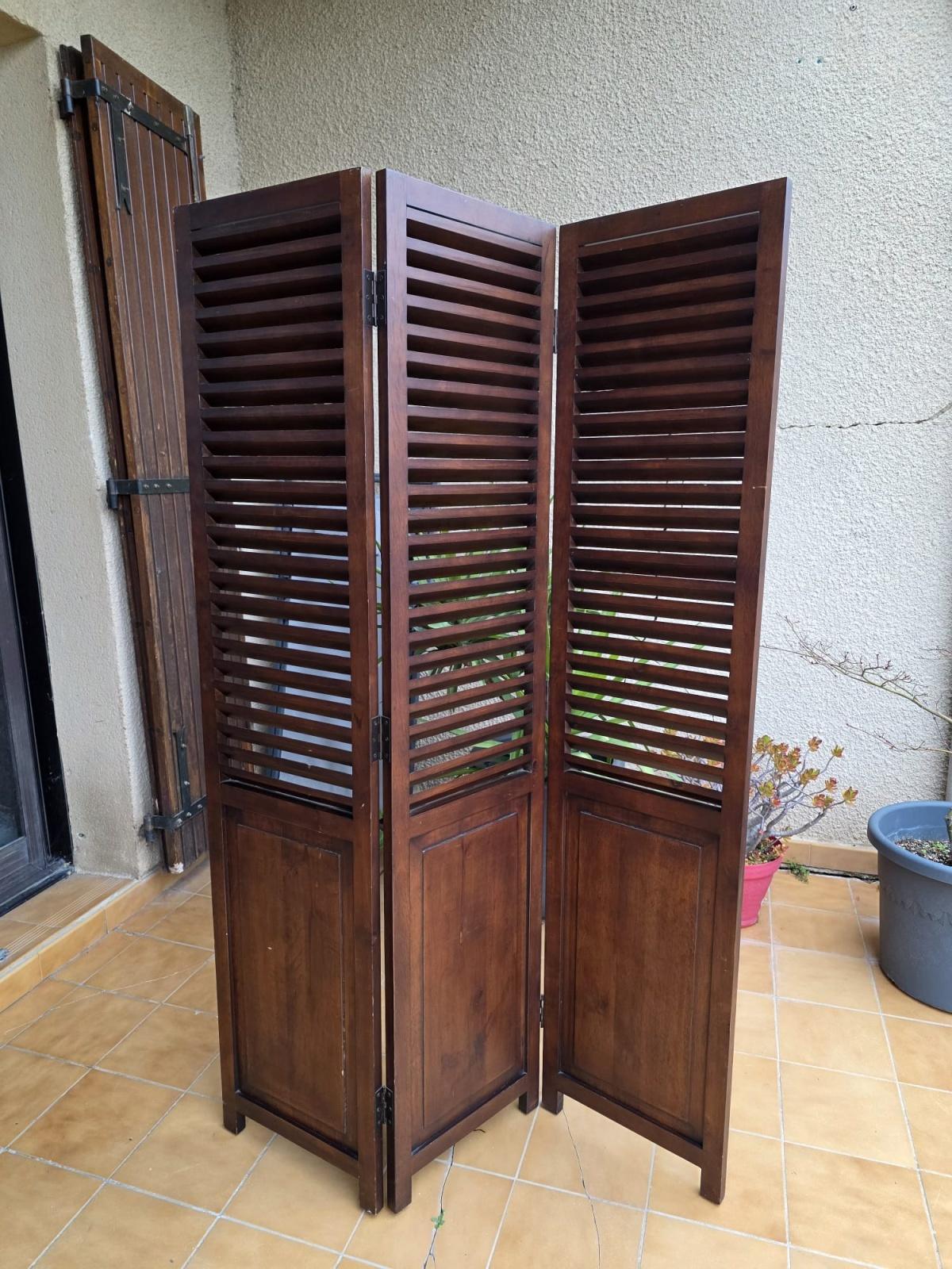 PARAVENT BOIS MAISON DU MONDE