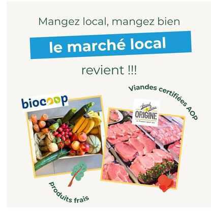 Fruits, légumes, viandes… Le marché local fait son retour !!!