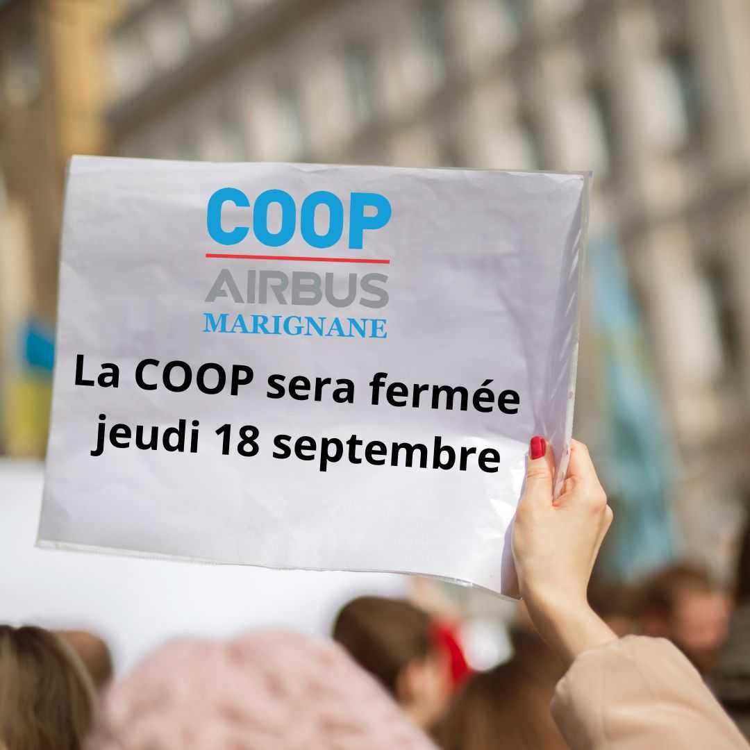 La Coop sera fermée jeudi 18 septembre