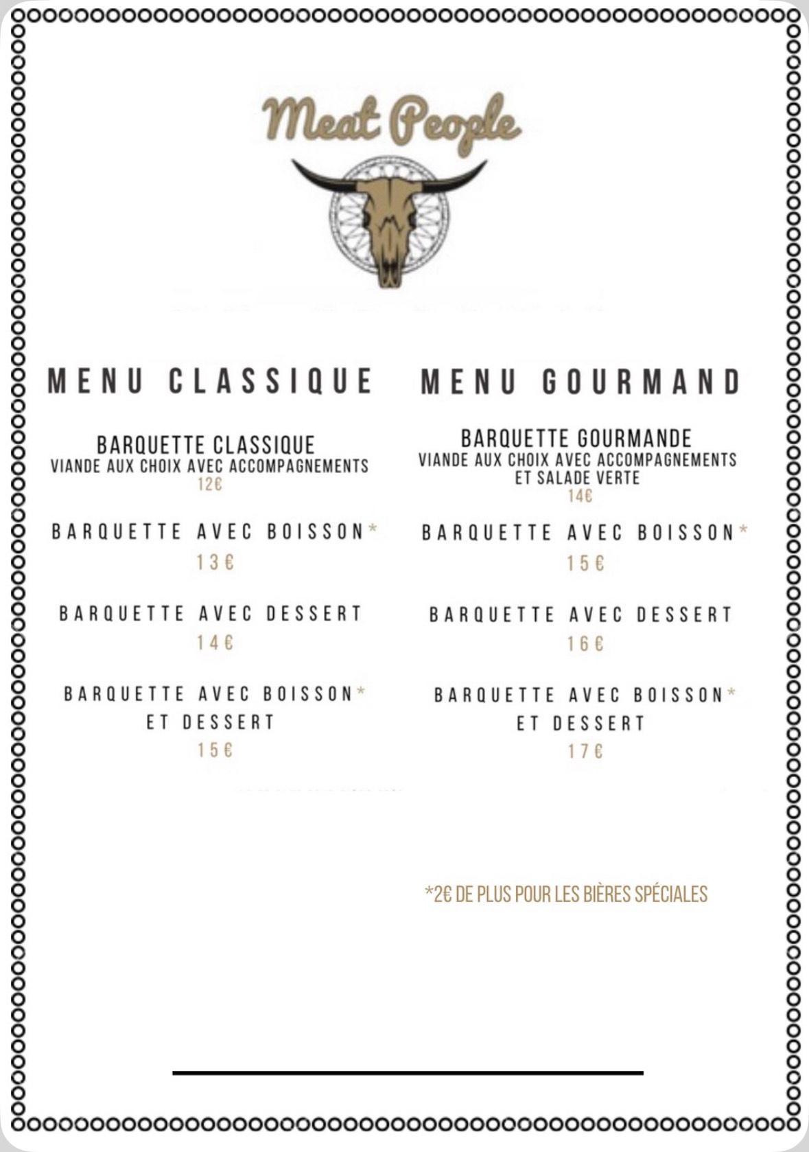 Meat People - Bar à viandes