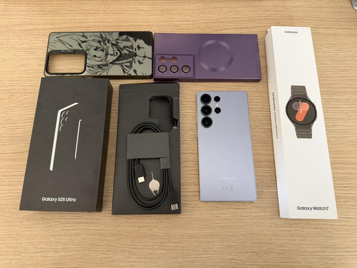 Galaxy S25 ultra + montre