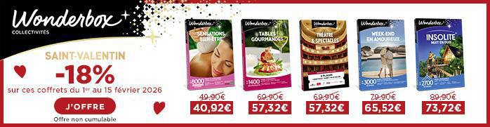 Offre WONDERBOX Saint Valentin