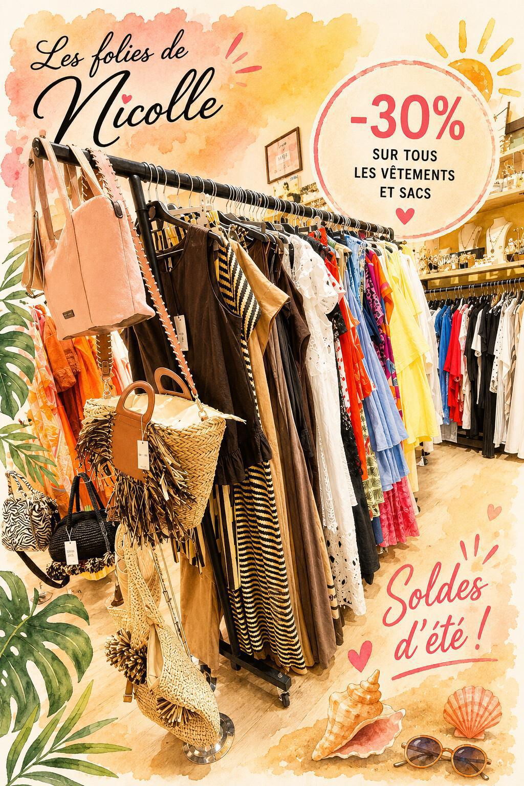 Les Folies de Nicolle passent en mode soldes d’été !