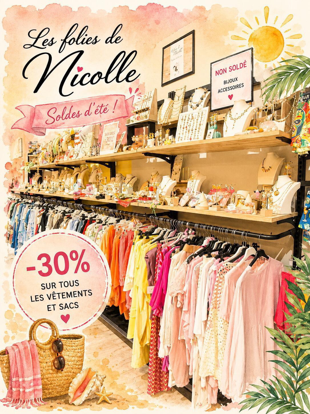 Les Folies de Nicolle passent en mode soldes d’été !