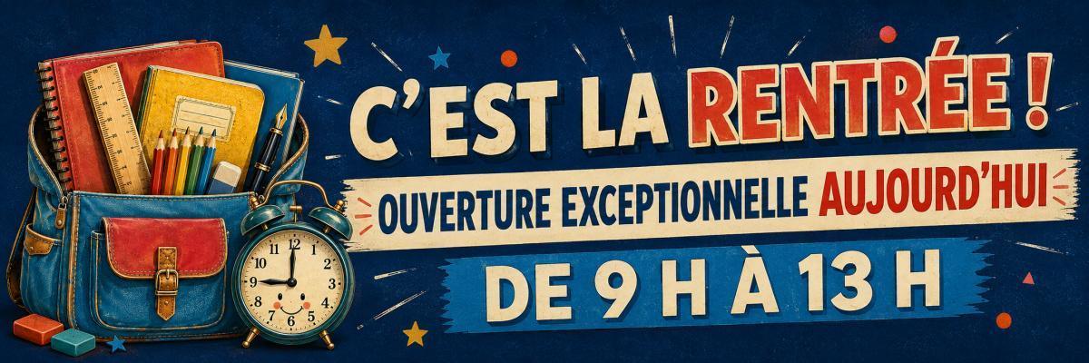 Ouverture Exceptionnelle