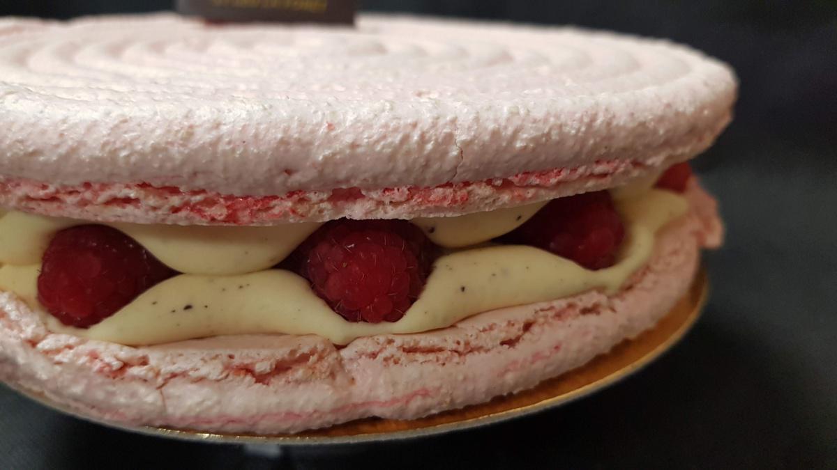 Macaron Vanille/Framboise Macaron Vanille/Framboise