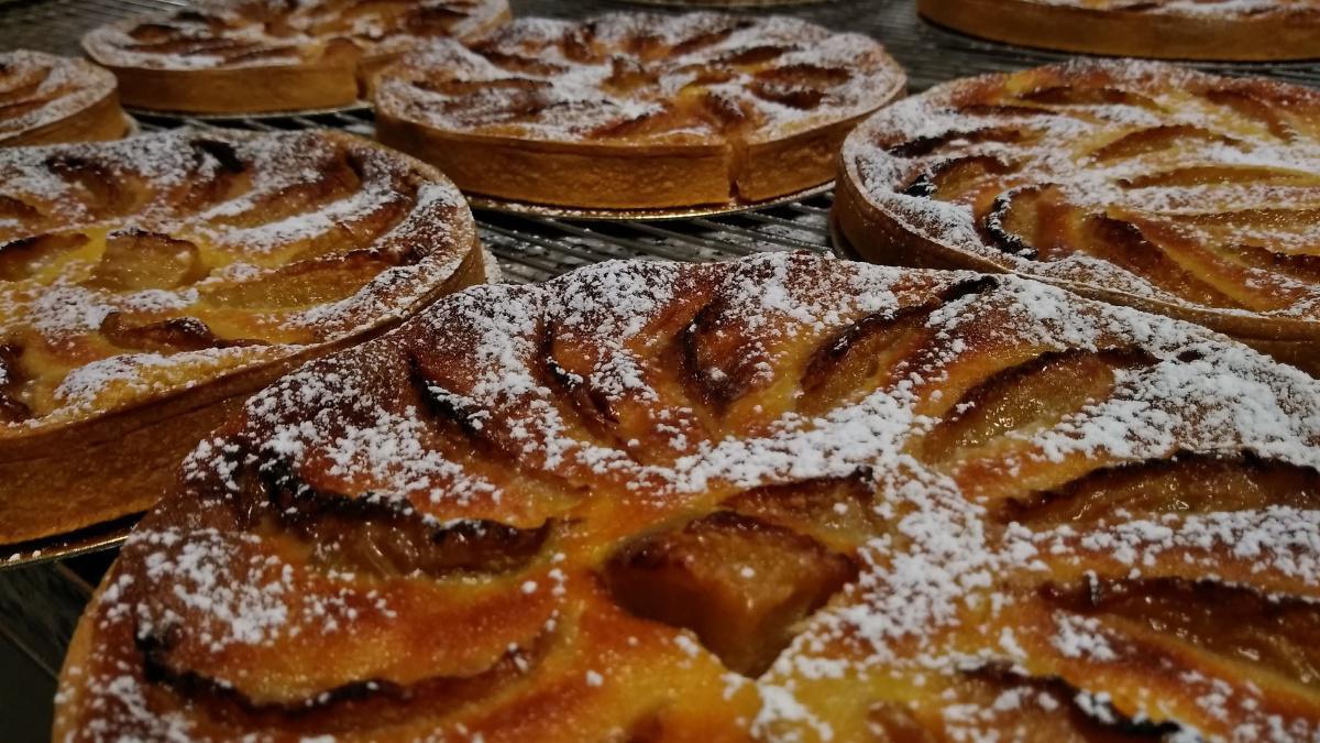Tarte aux Pommes à l'alsacienne Tarte aux Pommes à l'alsacienne