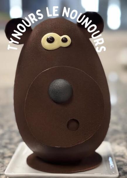 Tynours le petit ours en chocolat