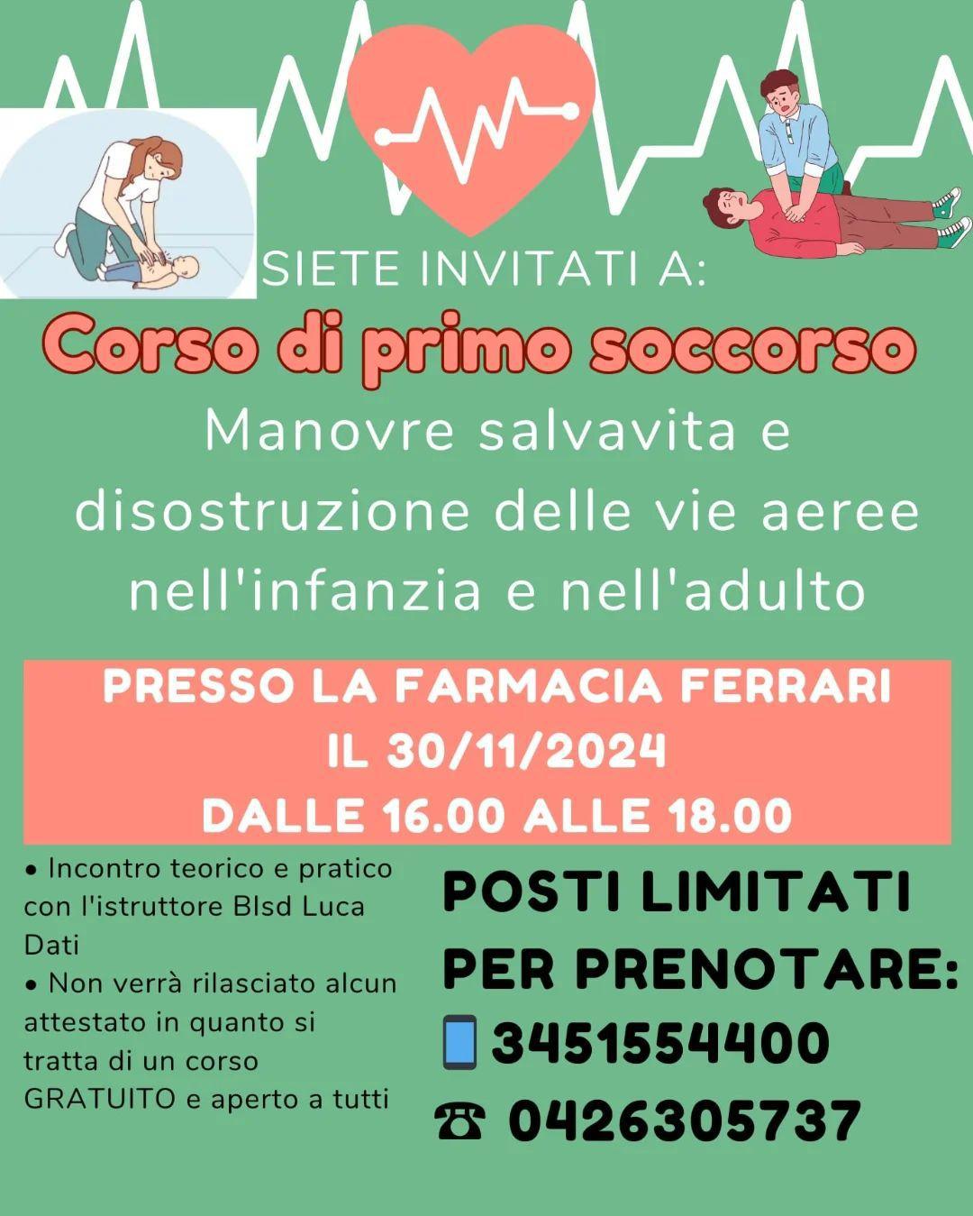 Corso di Primo Soccorso