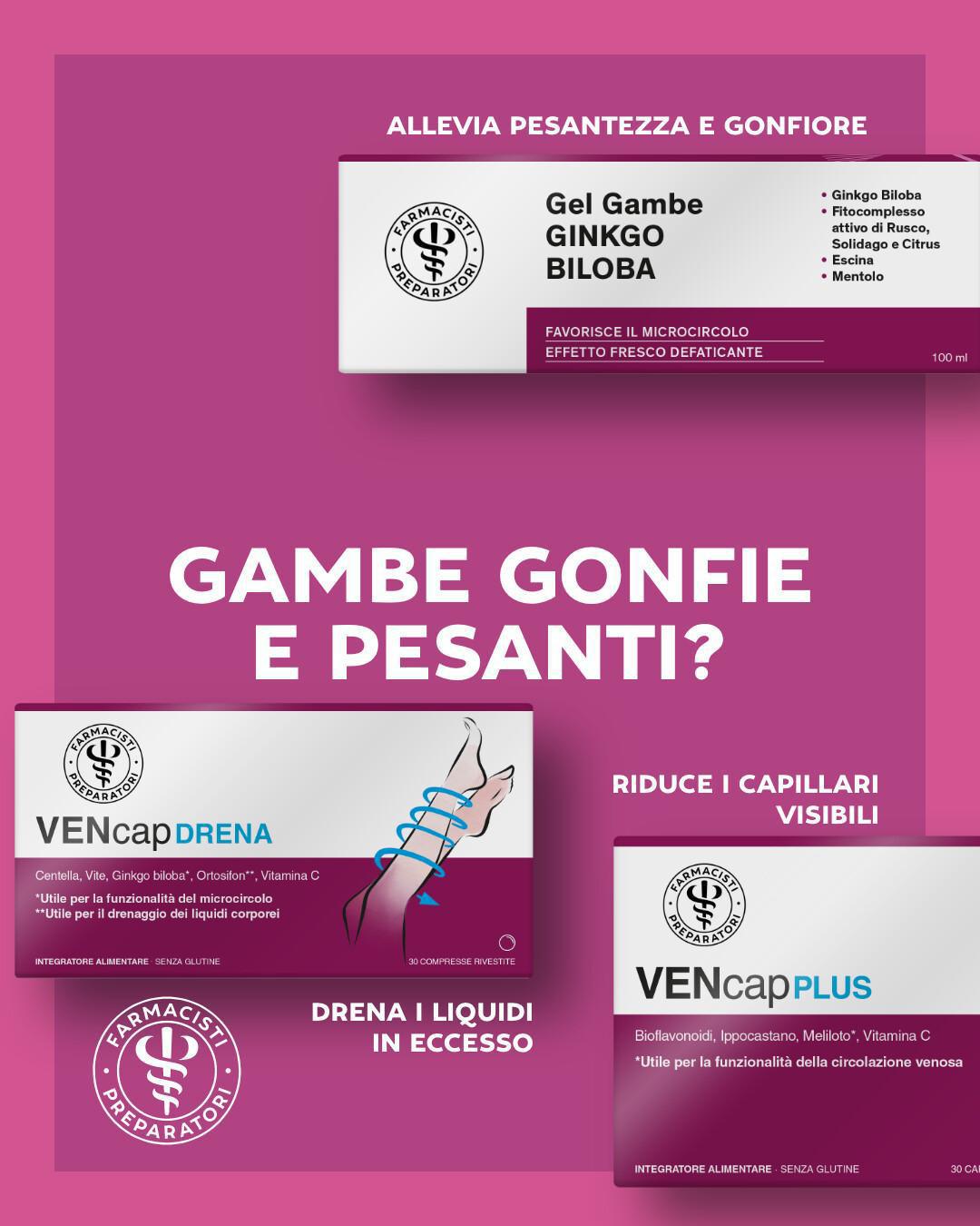 Gambe gonfie e pesanti?