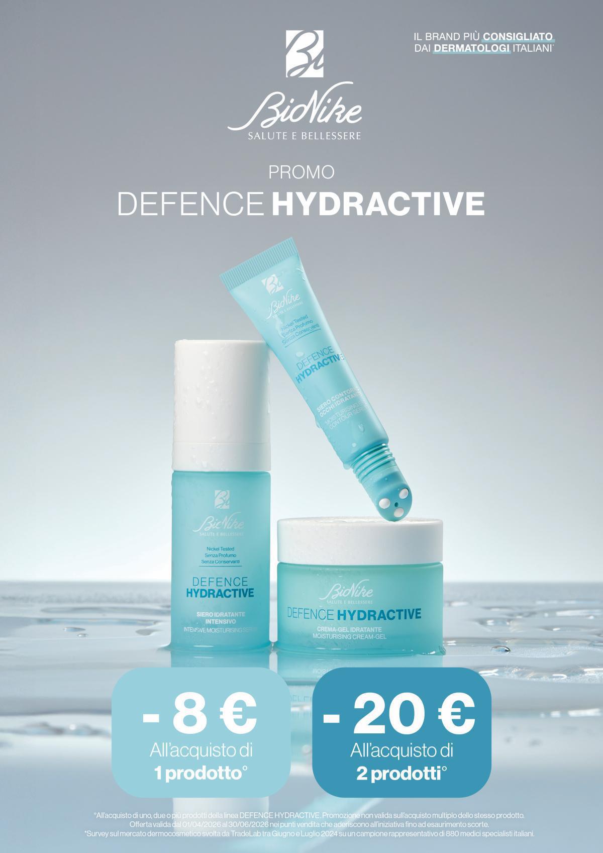 Promo Defence Hydractive 🩵 Bionike Promo Defence Hydractive 🩵 Bionike